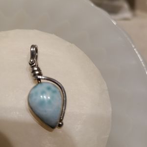 COPY - Latermer stone 925 silver pendant